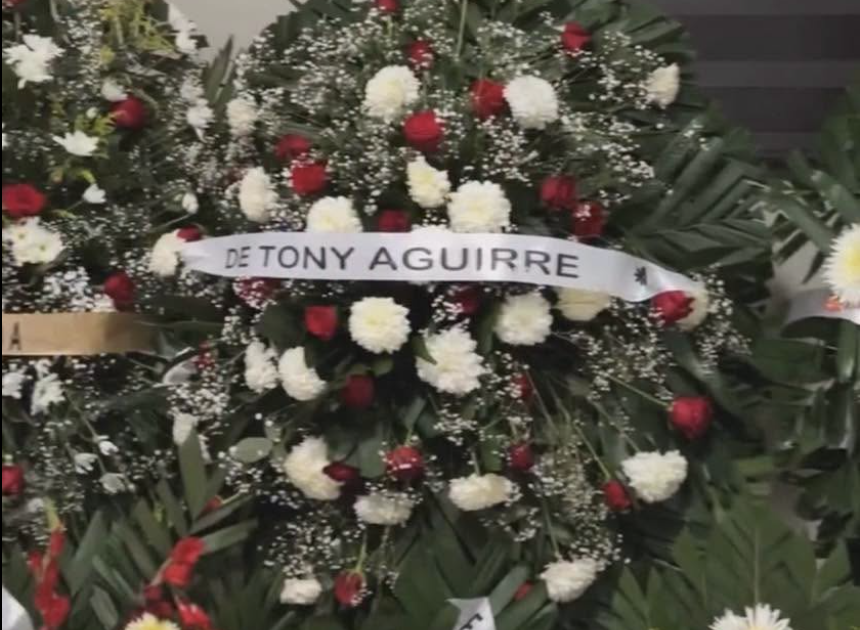 Tony Aguirre envía condolencias a familia de víctima